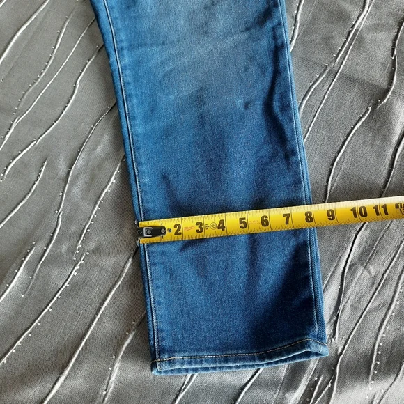 Old Navy O.G. Straight High Rise Jeans Womens Size 14 Cozy Lined - Picture 8 of 12